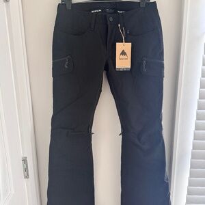 NWT Burton Women's Gloria Insulated Black Snowboard Ski Winter Pants sz XS